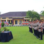 Kapolres Pimpin Upacara Serah Terima Jabatan PJU Dan Sejumlah Kapolsek Di Jajaran Polres Tanjab Timur